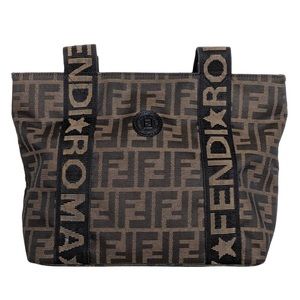 Fendi Tobacco Zucca 1925 Small Tote